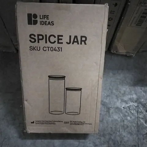 BOXED LIFE IDEAS SPICE JAR