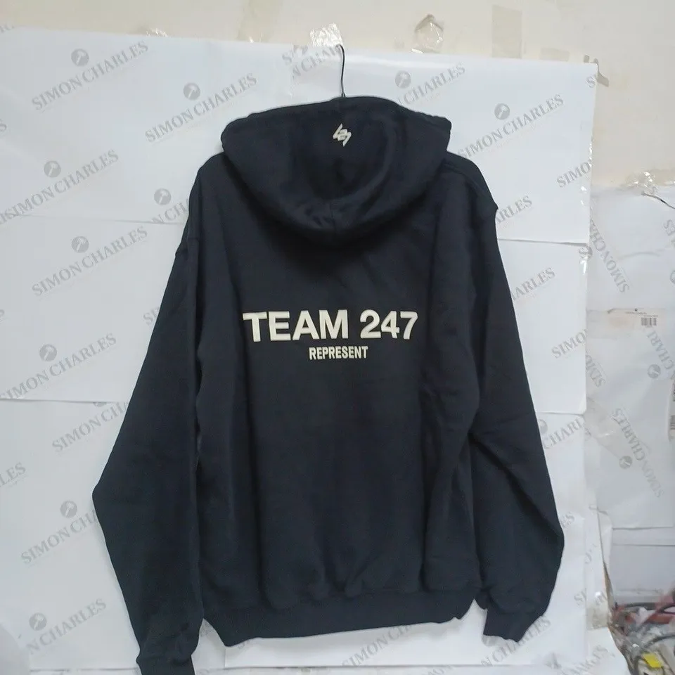 REPRESENT TEAM 247 HOODIE - BLACK MEDIUM  
