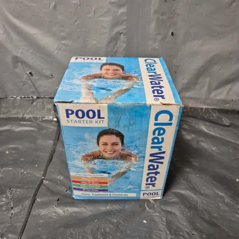 BOXED CLEAR WATER POOL STARTER KIT - COLLECTION ONLY