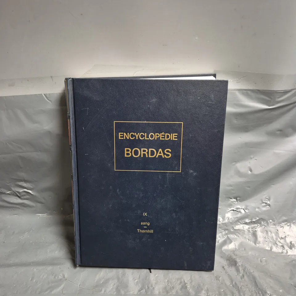 ENCYCLOPEDIE BORDAS IX HARDBACK
