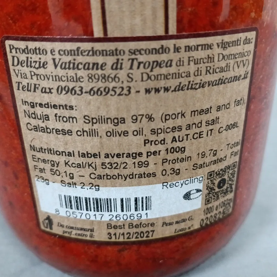 DELIZE VATICANE TROPEA NDUJA PORK SAUCE