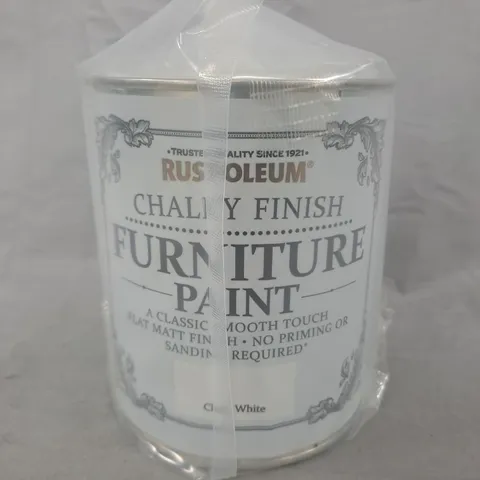 RUST-OLEUM CHALKY FINISH FURNITURE PAINT – WHITE - 750ML