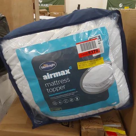 BAGGED SILENTNIGHT AIRMAX 5cm DEEP MATTRESS TOPPER SMALL DOUBLE