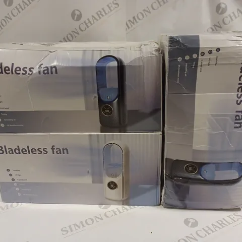 LOT OF 3 BOXED BLADELESS FANS