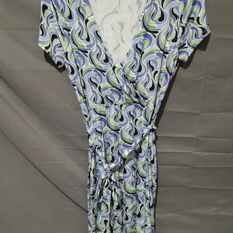 ROMAN WRAP DRESS SIZE 10