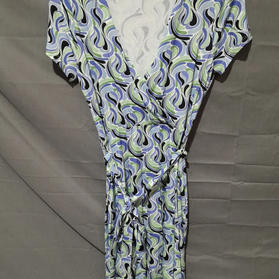 ROMAN WRAP DRESS SIZE 10  