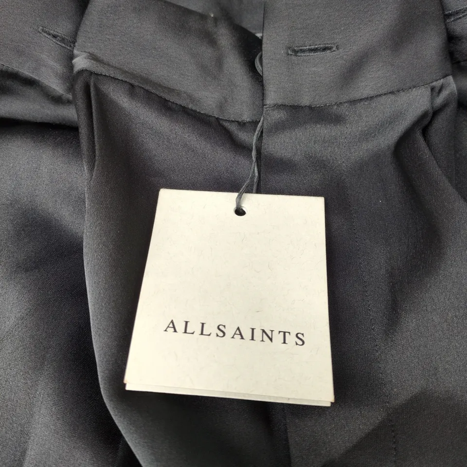 ALLSAINTS BLACK MYRTLE TROUSERS UK 4 TAGGED