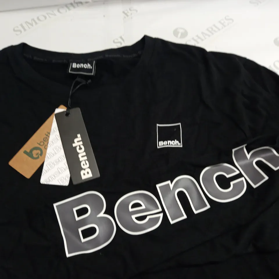 BENCH LONG SLEEVE T-SHIRT IN BLACK - L