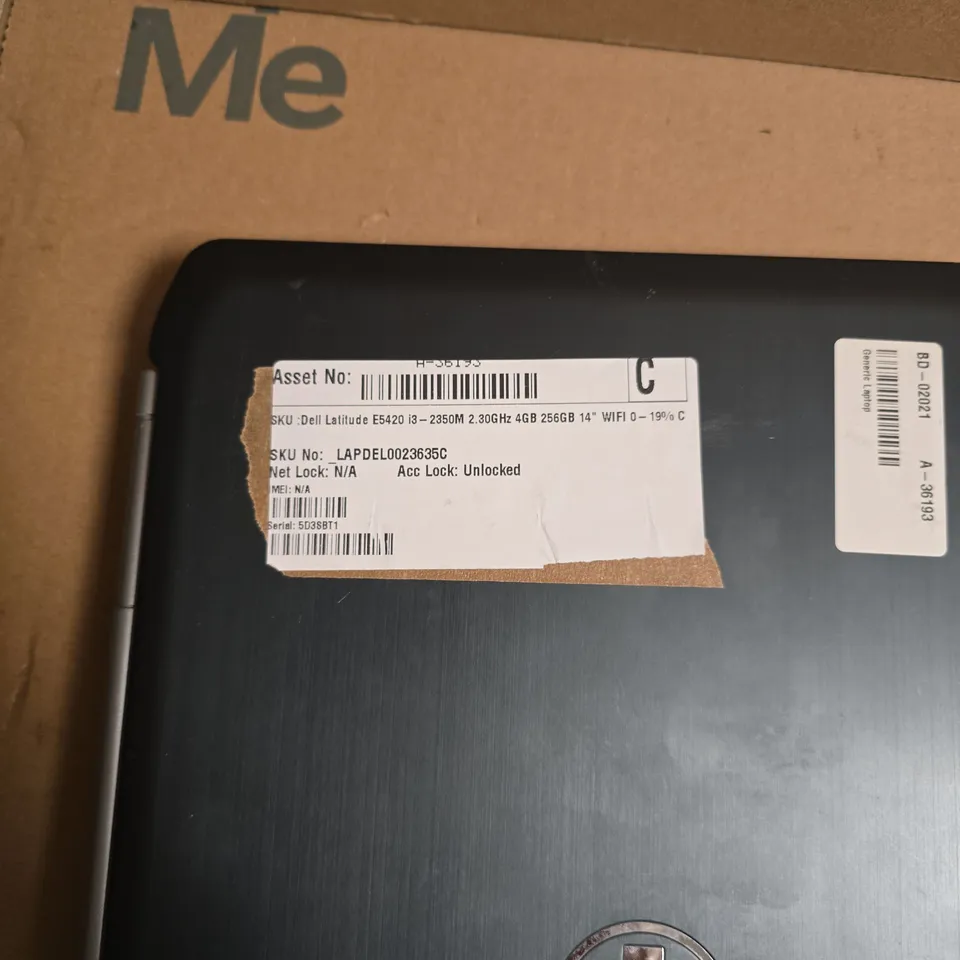 DELL LATITUDE E5420 LAPTOP – I3-2350M, 4GB RAM, 256GB STORAGE, 14-INCH DISPLAY
