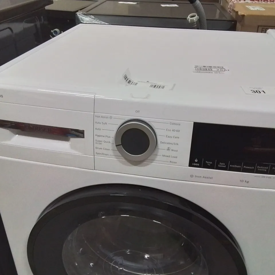 BOSCH SERIES 6 WGG254F0GB 10KG LOAD, 1400RPM SPIN FREESTANDING WASHING MACHINE - I-DOS, IRON ASSIST, ANTI STAIN, ACTIVE WATER PLUS, ECO SILENCE DRIVE - WHITE