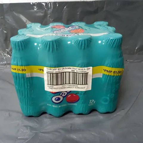 SEALED OASIS SUMMER FRUITS X12 500ML - COLLECTION ONLY