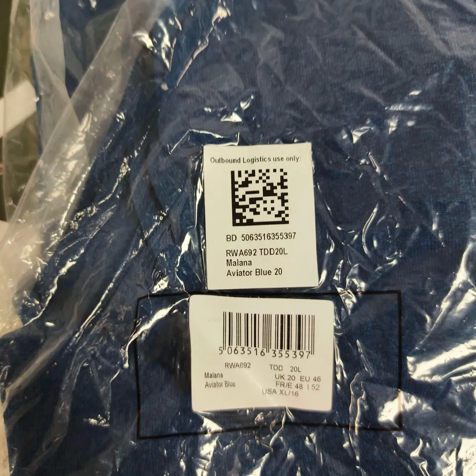 REGATTA GREAT OUTDOORS MALANA JACKET – AVIATOR BLUE – UK 20