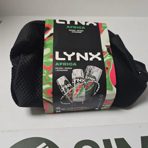 LYNX AFRICA GIFT SET: BODY SPRAY, BODY WASH & ANTIPERSPIRANT