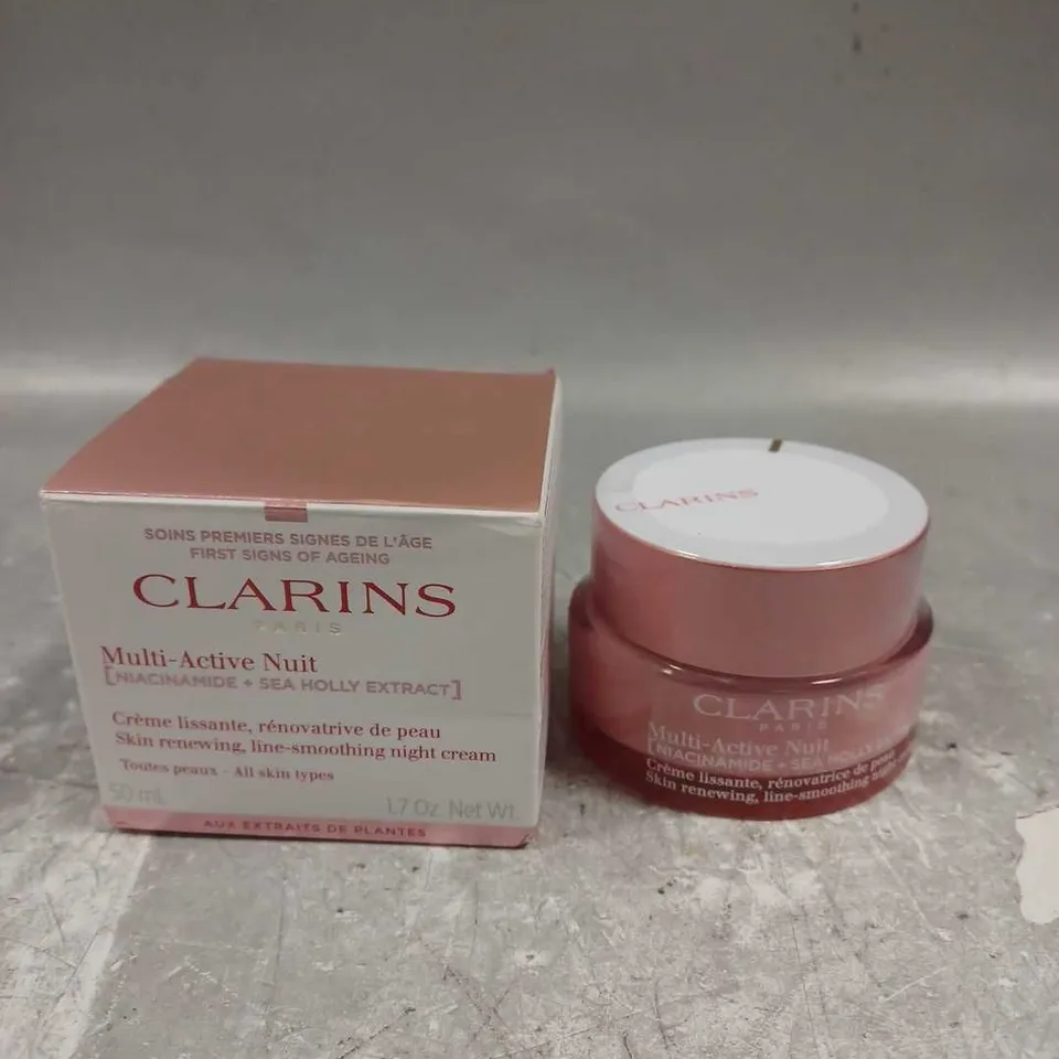 SEALED CLAIRINS SMOOTHING NIGHT CREAM 50ML