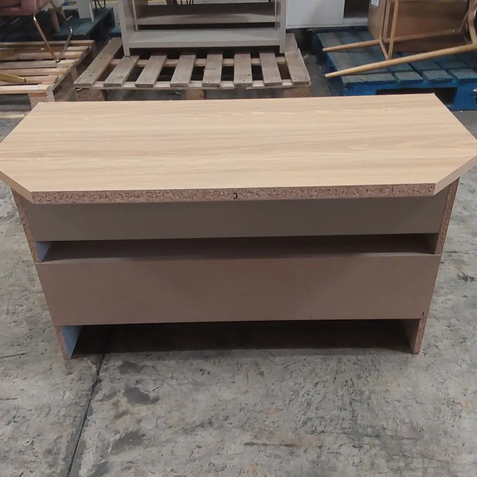 DESIGNER LANCASTER WOODEN CORNER TV CABINET 