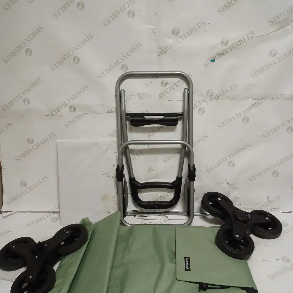 LOCK 'N LOCK INSULATED SHOPPING TROLLEY CART WITH STAIR CLIMB WHEELS