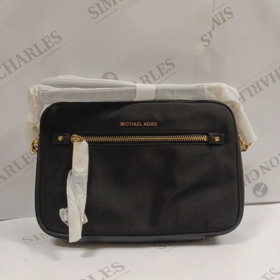 MICHAEL KORS WOMEN'S JET BAG IN BLACK AND GOLD