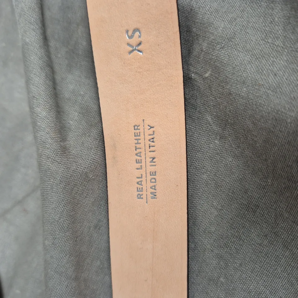 LEATHER BELT – REAL LEATHER, MADE IN ITALY, XS DEHANCHE