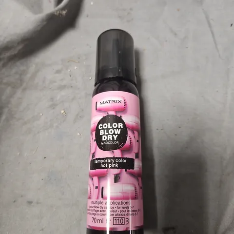 BOX OF APPROXIMATELY 24 MATRIX COLOR BLOW DRY TEMPORARY COLOR – HOT PINK (70 ML) 