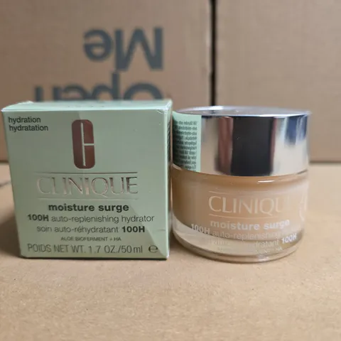 CLINIQUE MOISTURE SURGE 100H AUTO-REPLENISHING HYDRATOR – 50 ML - BOXED