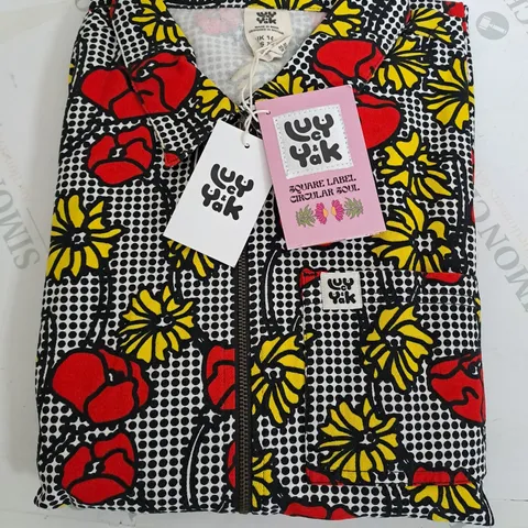LUCY & YAK THICK REGAN JUMPSUIT - UK 14