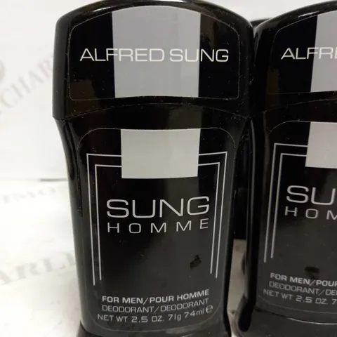 ALFRED SUNG SUNG HOMME FOR MEN DEODORANT 74ml x8