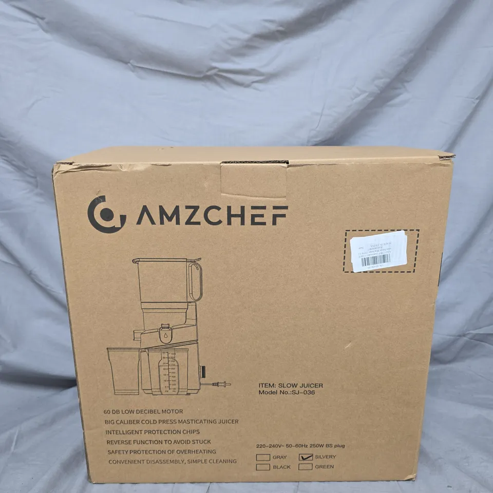 BOXED AMZCHEF SLOW JUICER SJ-036