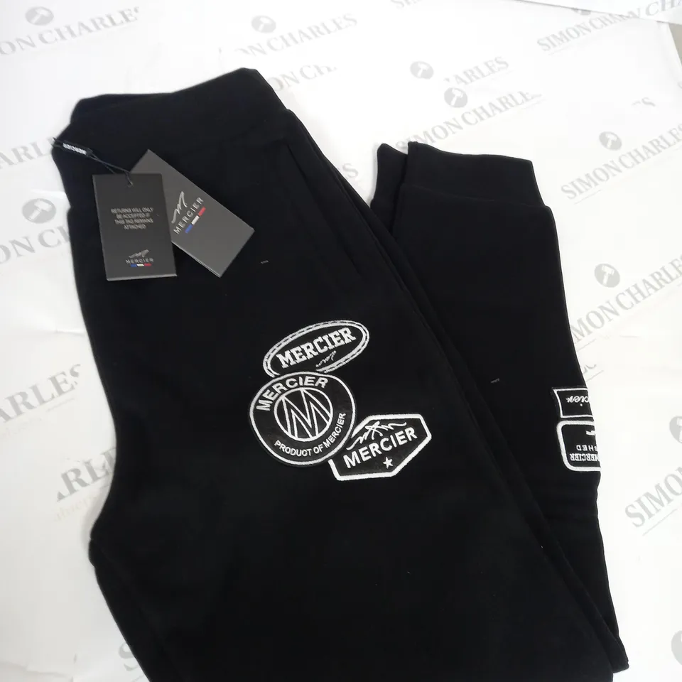 MERCIER BLACK JOGGERS SIZE M