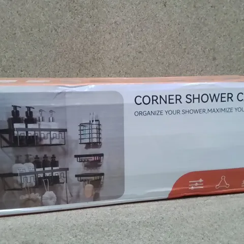 BOXED CORNER SHOWER CADDY