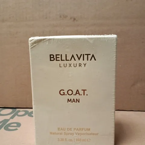 BOXED AND SEALED BELLAVITA LUXURY G.O.A.T. MAN EAU DE PARFUM 100ML