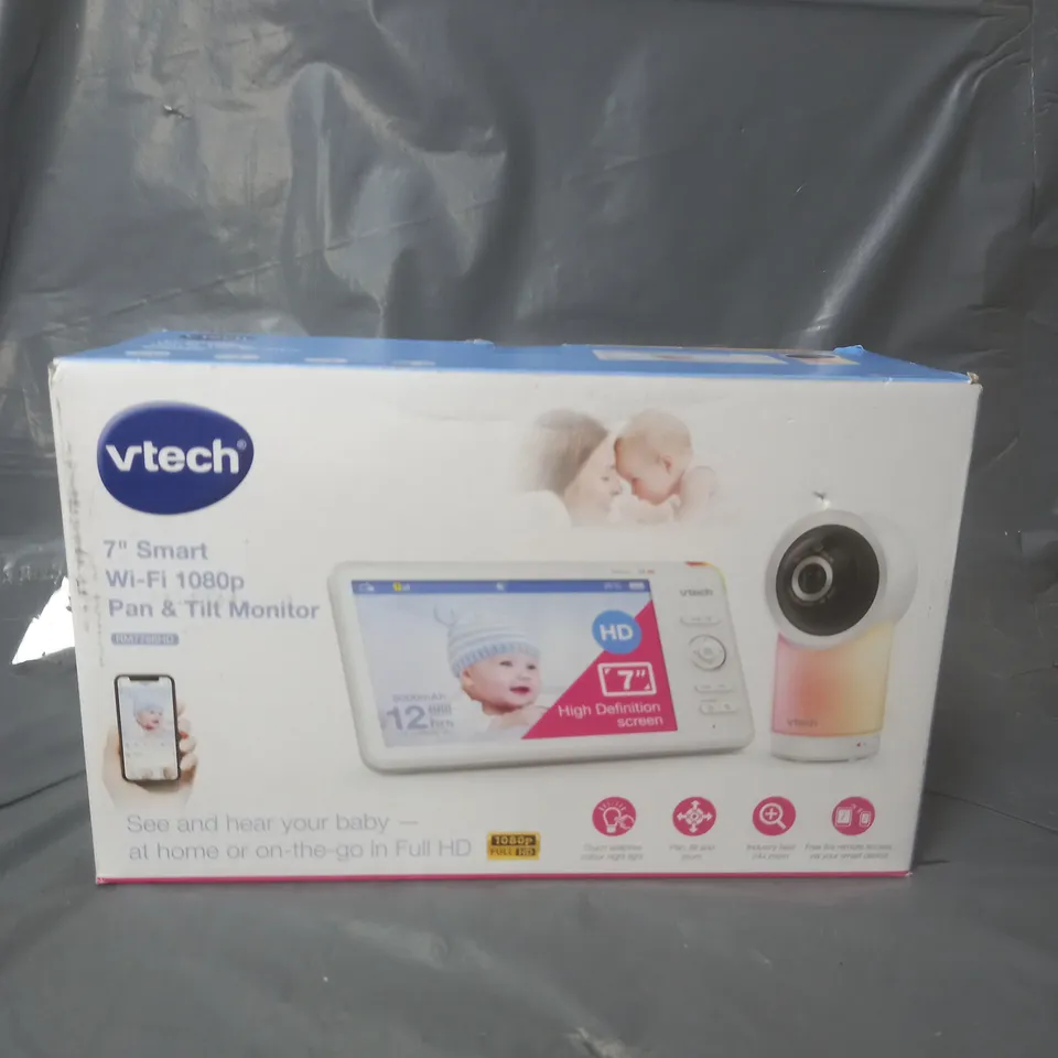 VTECH RM7766HD 7" SMART WI-FI 1080P PAN AND TILT BABY MONITOR