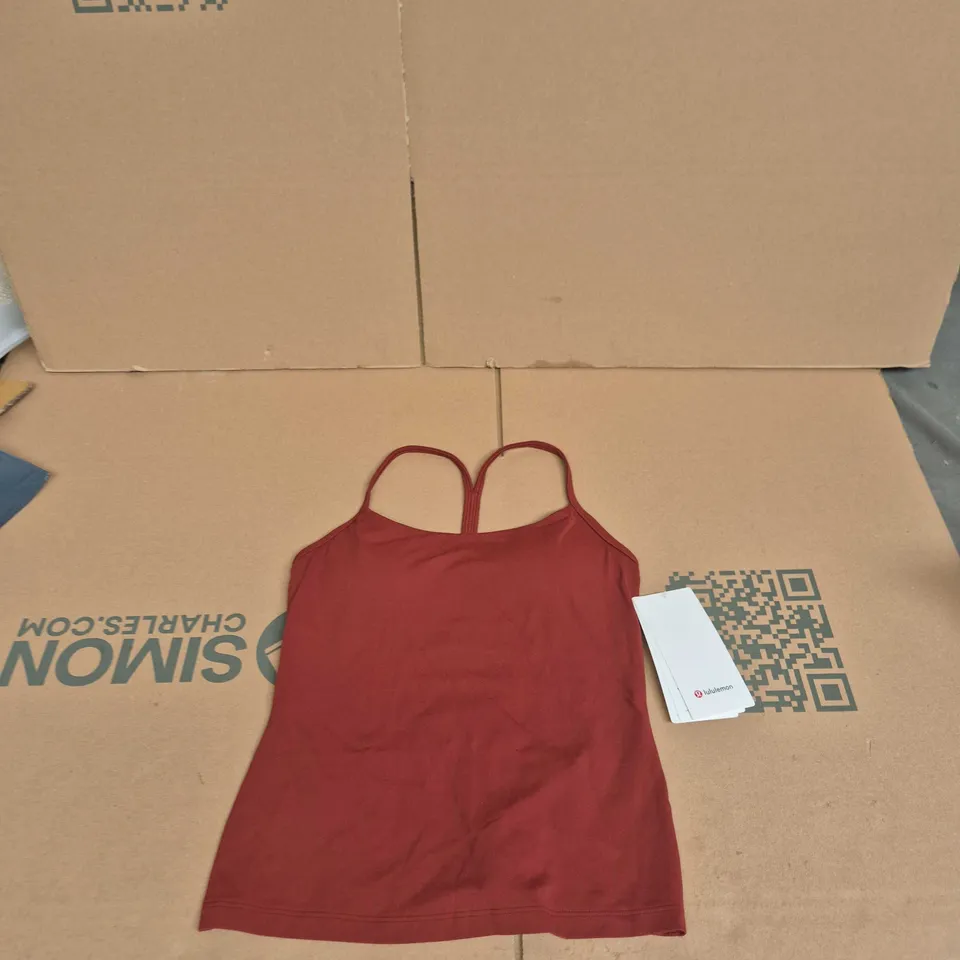 LULULEMON FLOW Y TANK – RED – WOMEN'S TANK TOP (SP)