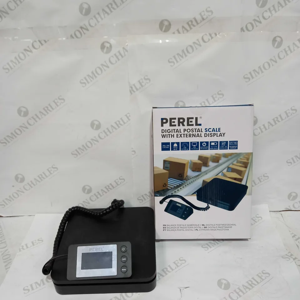 BOXED PEREL DIGITAL POSTAL SCALE 
