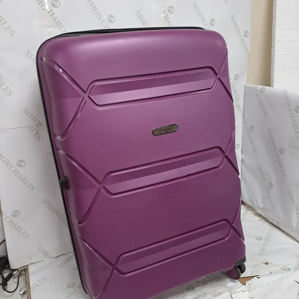 HEYS SUITCASE IN PLUM COLOUR