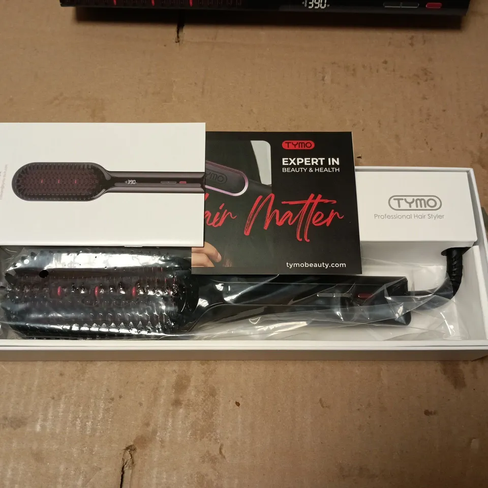 TYMO IONIC PLUS HAIR STRAIGHTENING BRUSH
