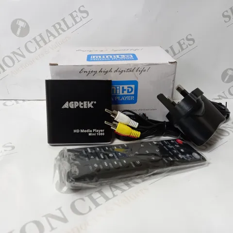 BOXED AGPTEK MINI HD MEDIA PLAYER
