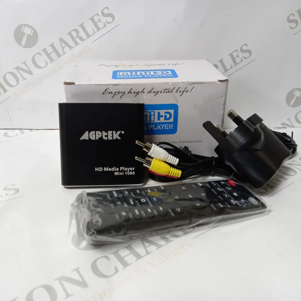 BOXED AGPTEK MINI HD MEDIA PLAYER 