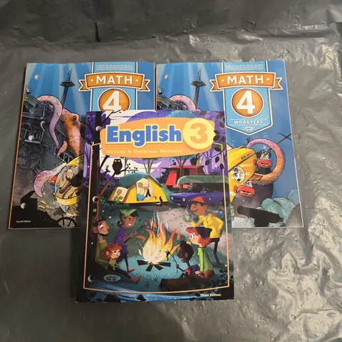 LOT OF 3 EDUCATIONAL WORK BOOKS
