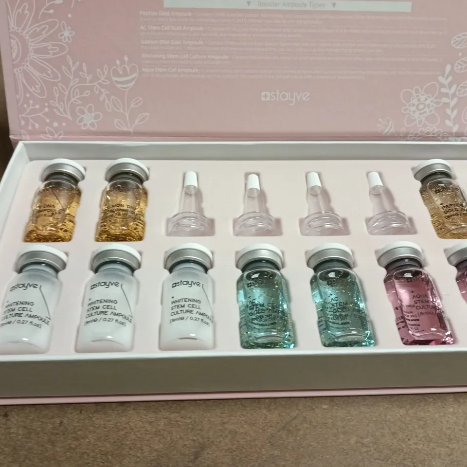 STAYVE BOOSTER KIT – WHITENING STEM CELL CULTURE AMPOULES (KOREAN COSMETIC)