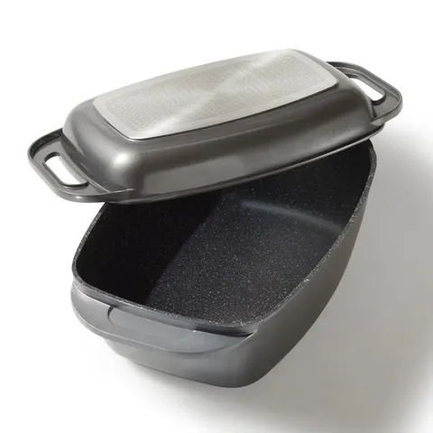 BOXED BELLA CUCINA ALUMINIUM RECTANGLE DUTCH OVEN 