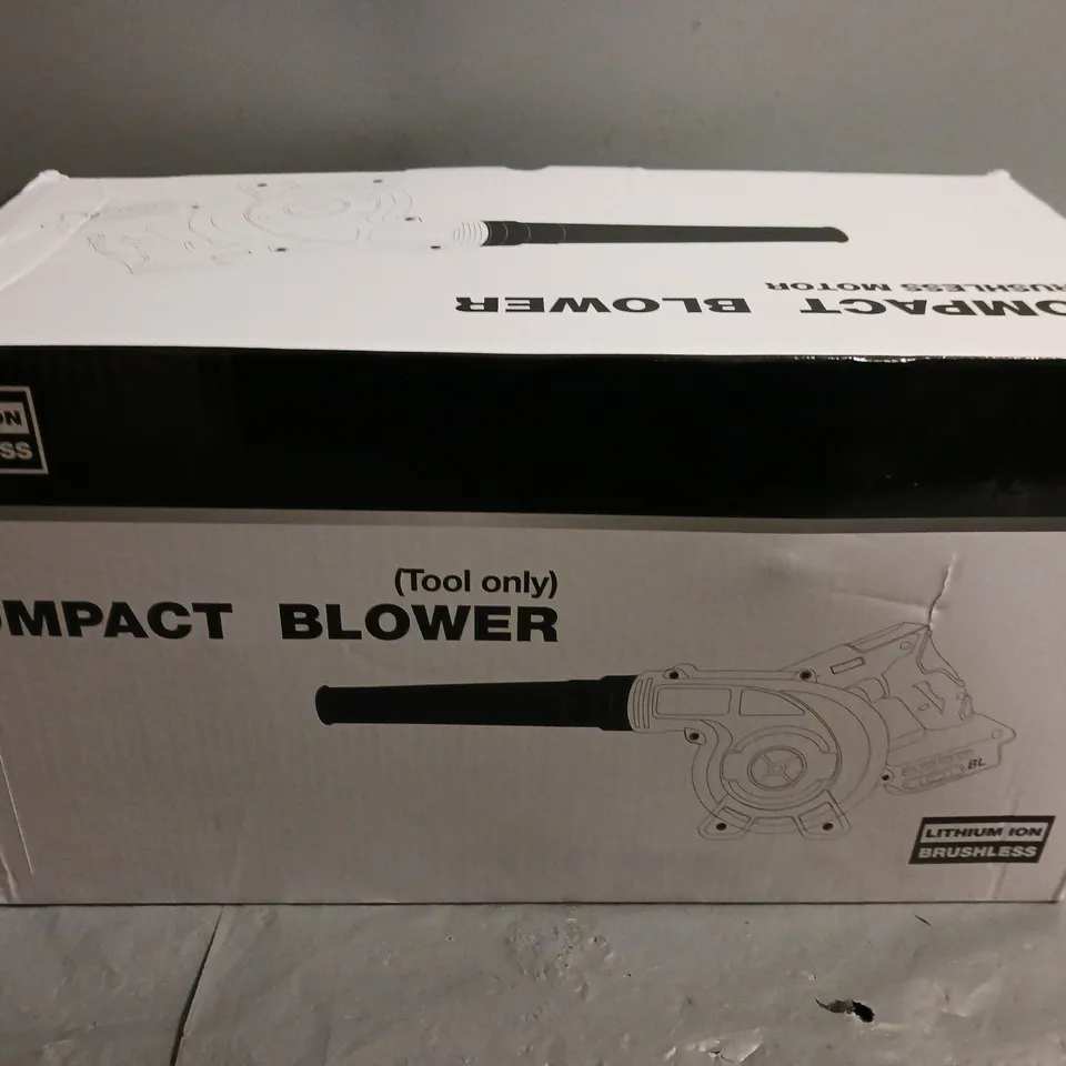 BOXED LITHIUM ION BRUSHLESS COMPACT BLOWER (TOOL ONLY)