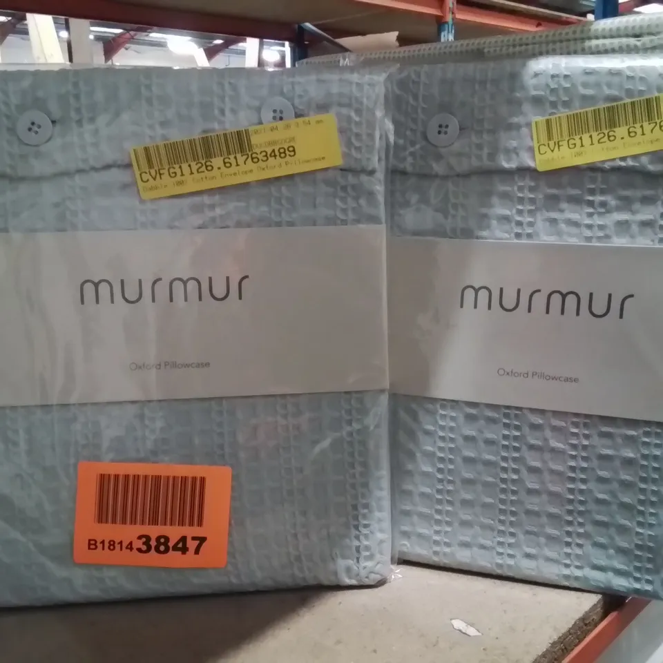 BAGGED MUMUR SET OF 2 OXFORD PILLOW CASES