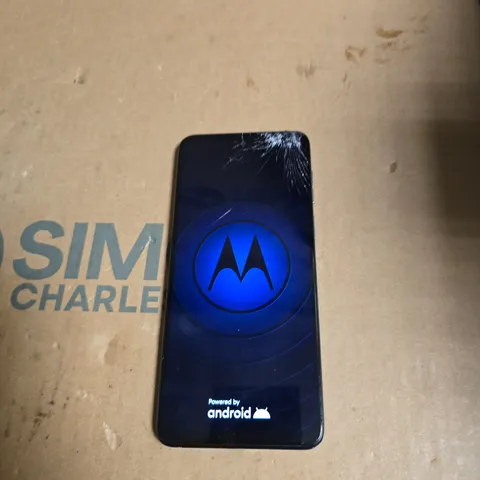MOTOROLA SMARTPHONE – BLUE/GRAY, DUAL REAR CAMERAS 