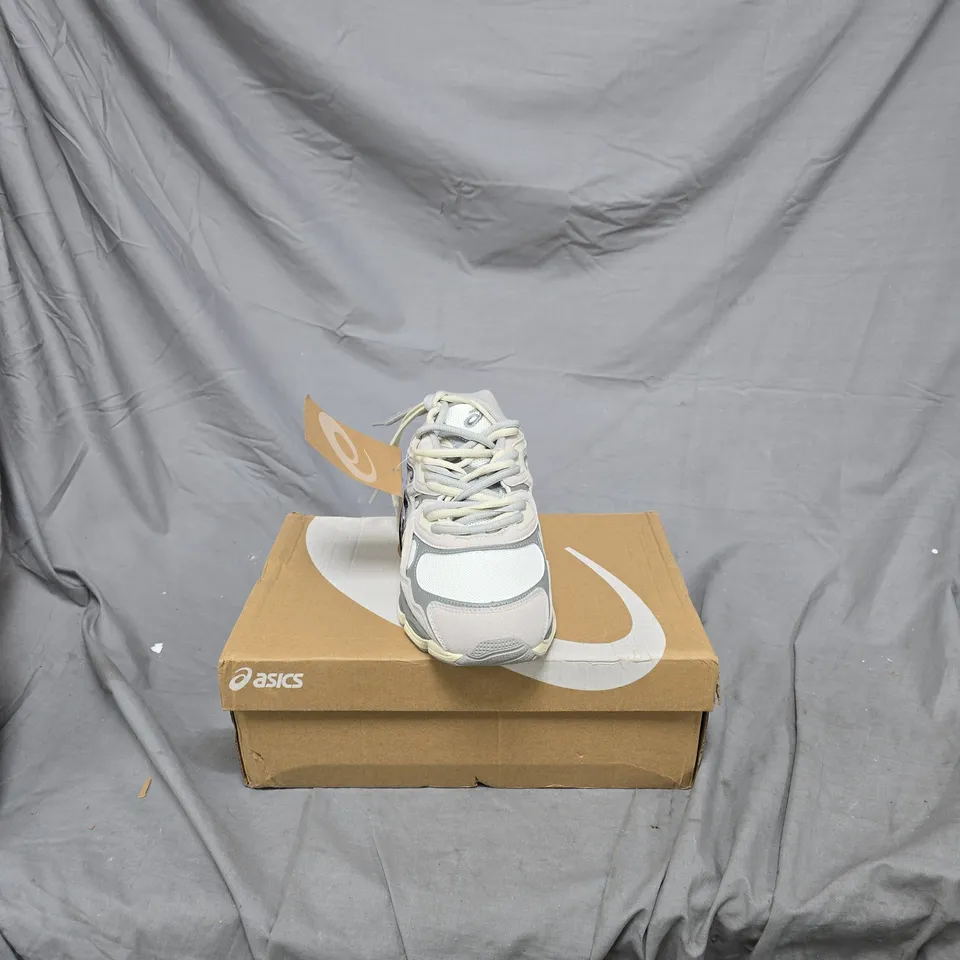 ASICS RUNNING SHOES – GREY/BEIGE MESH 