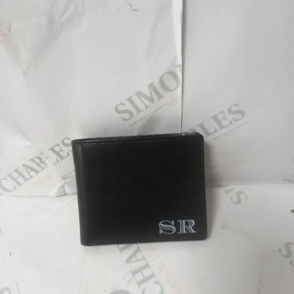 BLACK LEATHER WALLET  RRP £30