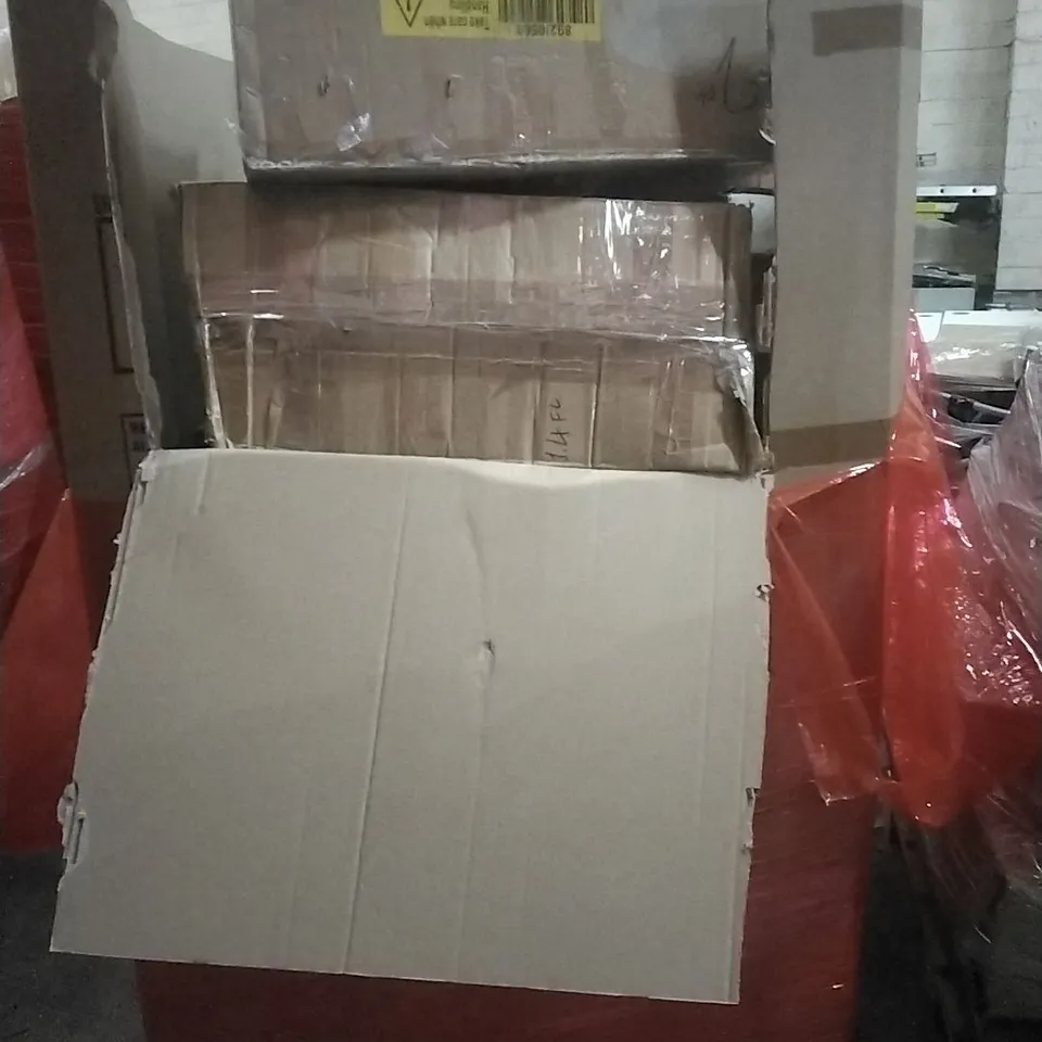 PALLET OF HOUSEHOLD ITEMS TO INCLUDE X ROCKER ALPHA PC GAMING CHAIR, CHAIR, LAVA LAMP AND OTHER ASSORTED ITEMS...