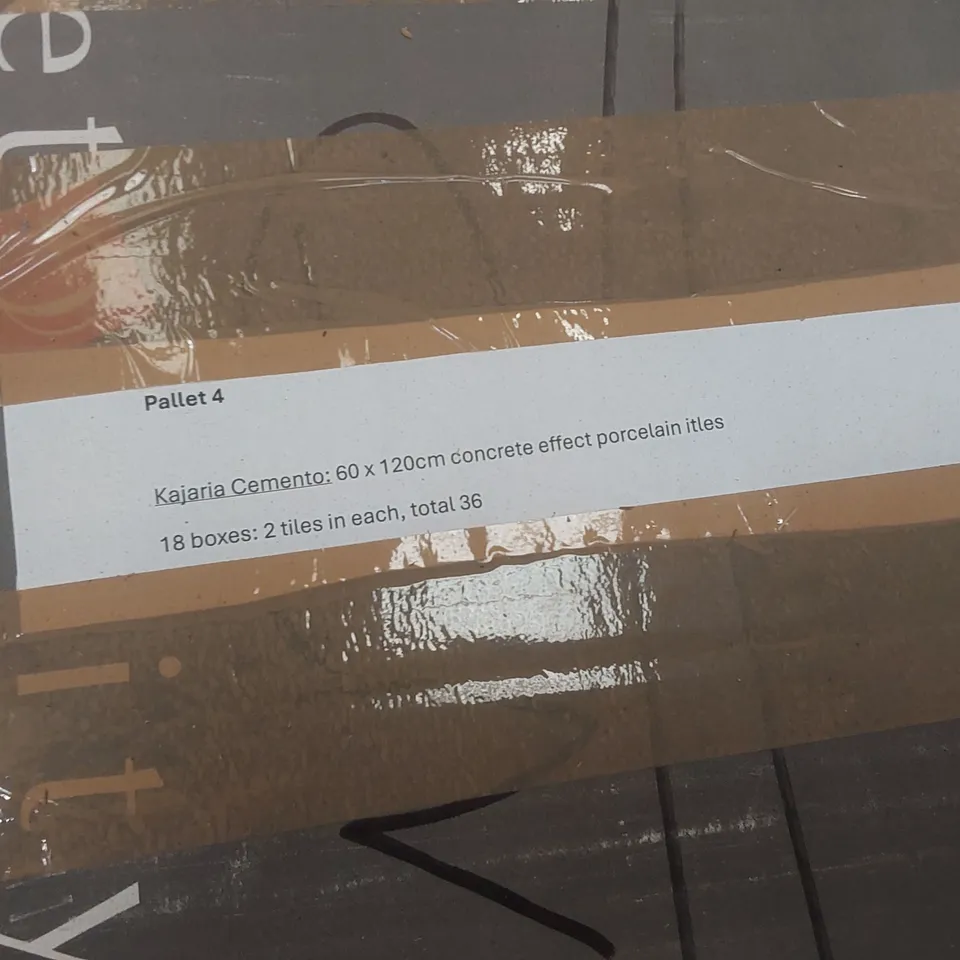 PALLET CONTAINING A LARGE QUANTITY OF BRAND NEW TILES