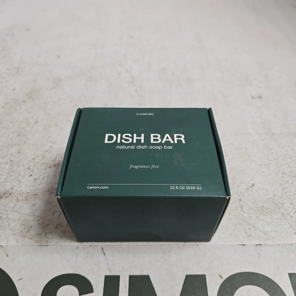 CANORI DISH BAR – NATURAL DISH SOAP BAR, FRAGRANCE FREE (22.5 OZ / 638 G)