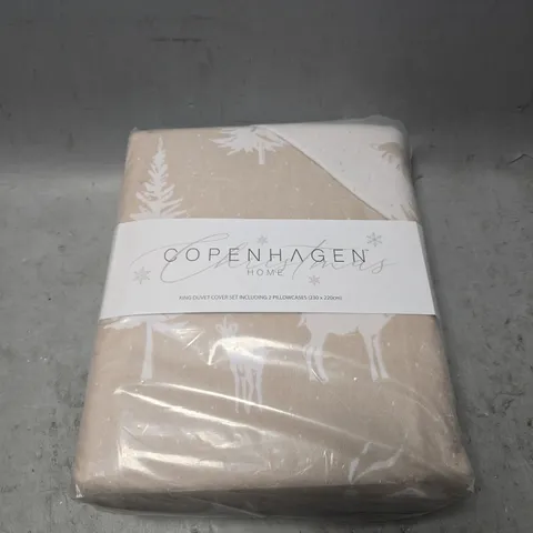 COPENHAGEN HOME KING SIZE DUVET COVER SET 230CM X 220CM