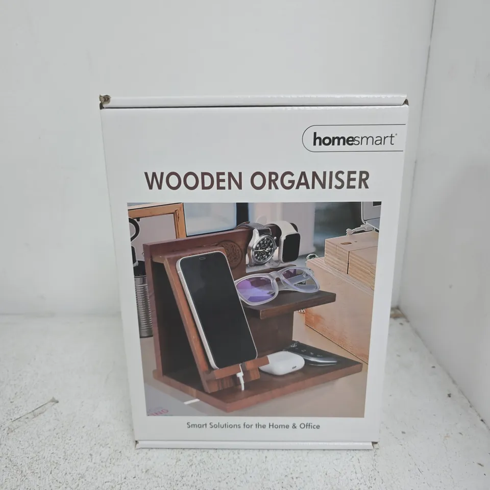 APPROXIMATELY 20 BOXED HOMESMART WOODEN ORGANIZER